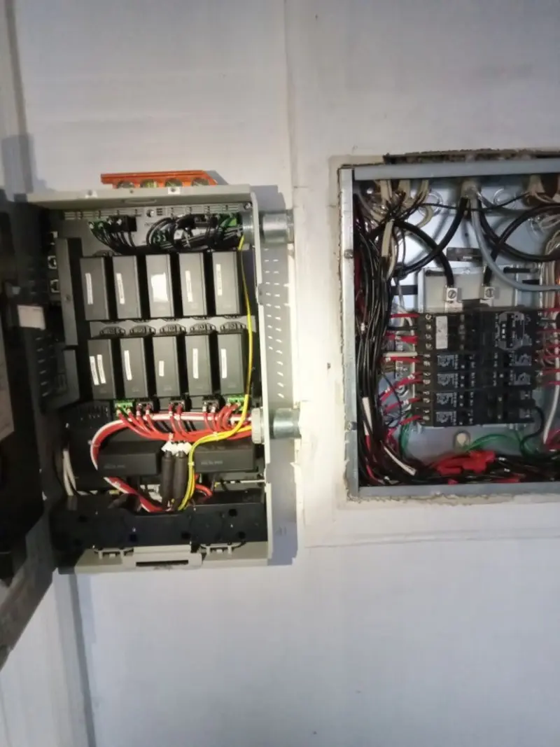 Electrical panel upgrade completed for Indoor Lighting Installation in Benton